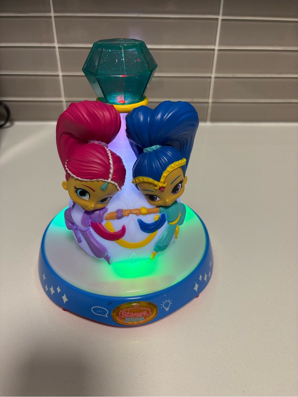 Light-Up Carousel Toy - Pink & Blue